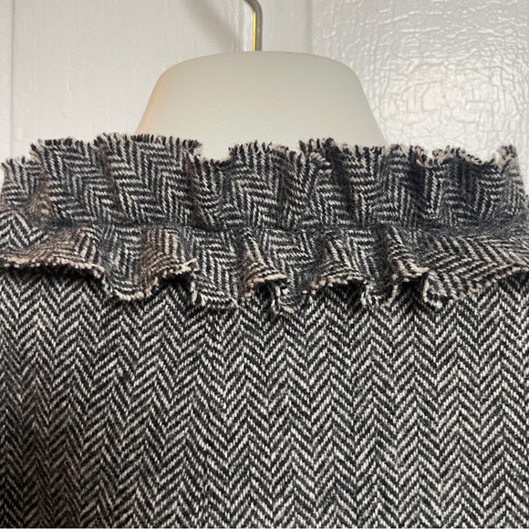 J. Crew Wool Tweed Ruffle Neck Blazer - Picture 8 of 10